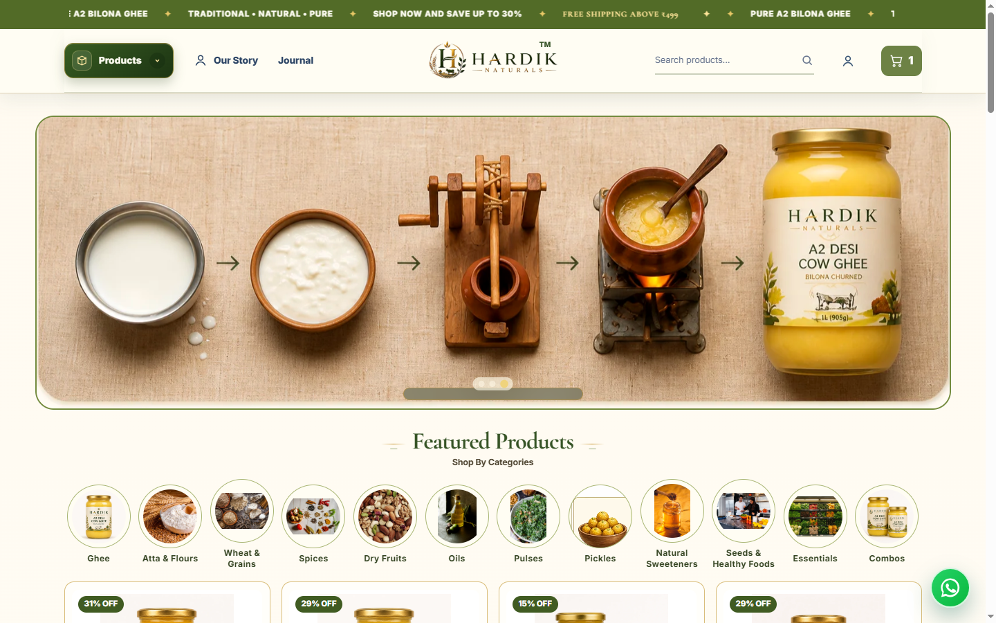 Hardik Naturals preview