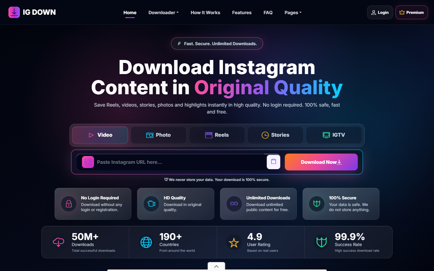 IG Down preview