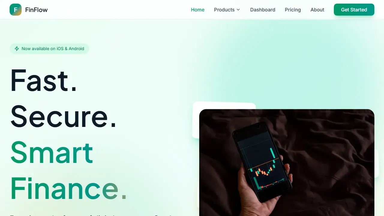Finflow project preview